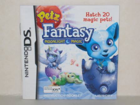 Petz Fantasy Moonlight Magic - Nintendo DS Manual